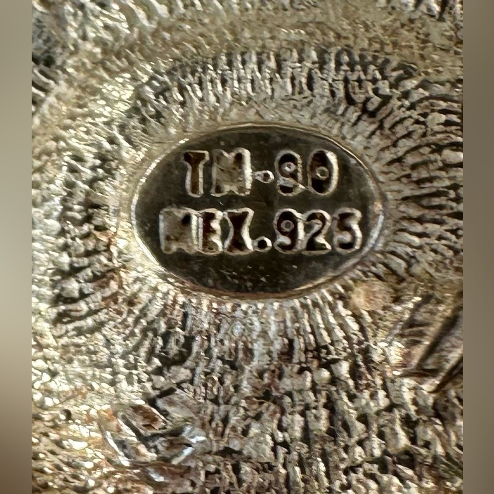 Solid sterling silver leopard face belt buckle be… - image 8